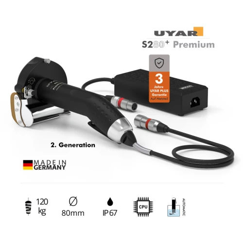 Elektryczny nóż do kebaba UYAR S280 Plus Premium 2 gen. 80MM IP67 130W