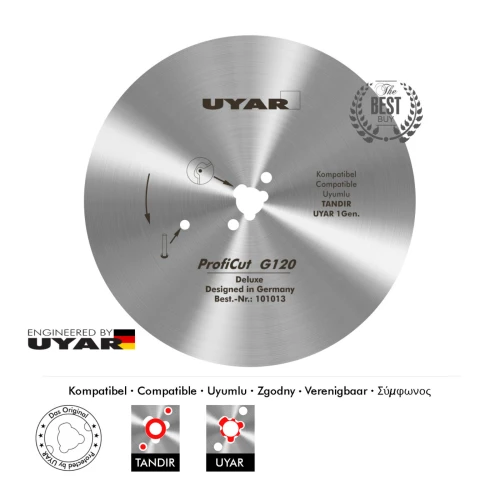Ostrze gładkie 120mm, oryginalne, UYAR ProfiCut G120 Deluxe (2 gen.)
