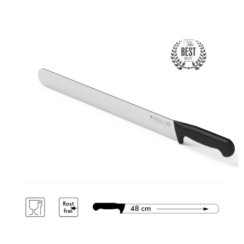 Nóż ręczny do kebaba, czarny, UYAR, długość ostrza 48 cm